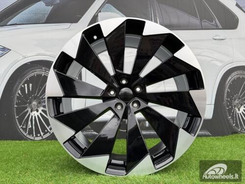 Ratlankis R18x8  5X112  ET  45  57.1  I1141  (YF1153)  Black Polished (MB)  For SKODA  (P1)  (HYBRID FORGED)