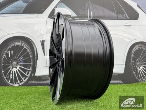 Ratlankis R18x8  5X112  ET  45  57.1  I1141  (YF1153)  Black Polished (MB)  For SKODA  (P1)  (HYBRID FORGED)