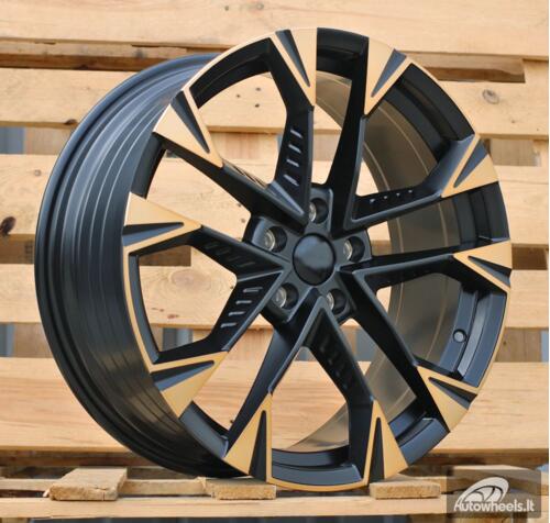 Ratlankis R18x8  5X112  ET  40  57.1  YF1150  Black Polished Half Matt Cooper (MBHMC)  For CUPRA  (P1)  (HYBRID FORGED)