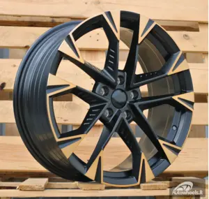 Ratlankis R18x8  5X112  ET  40  57.1  YF1150  Black Polished Half Matt Cooper (MBHMC)  For CUPRA  (P1+K7)  (HYBRID FORGED)