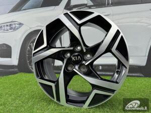 Ratlankis R17x7  5X114.3  ET  43.5  67.1  YF5700  Black Polished (MB)  For KIA  (K8)  (HYBRID FORGED New Model)