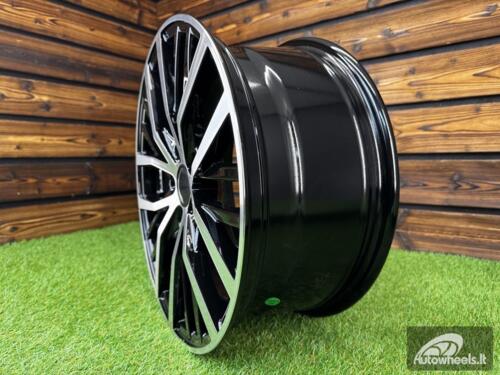 Ratlankis R17x7.5  5X100  ET  45  57.1  BK952  Black Polished (MB)  For VW  (P)  ()
