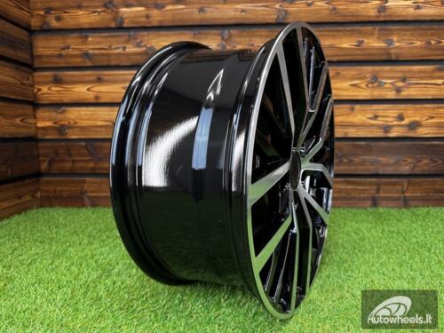 Ratlankis R17x7.5  5X100  ET  45  57.1  BK952  Black Polished (MB)  For VW  (P)  ()