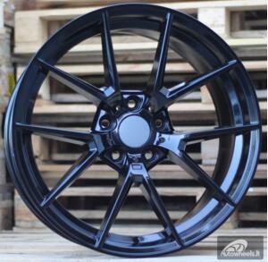 Ratlankis R18x8  5X120  ET  34  72.6  B1416  (FBX124)  Black (BL)  For BMW  (P2)  (HYBRID FORGED)