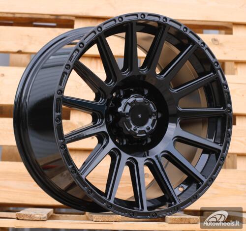Ratlankis R18x9  6X139.7  ET  12  106.1  FBX026  Black (BL)  For 4X4  (P2)  (HYBRID FORGED (small painting defect))