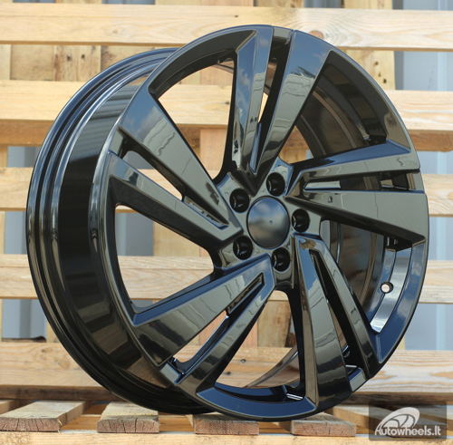 Ratlankis R18x7  5X100  ET  39  57.1  3S1282  Black (BL)  For VW  (D4)  (T-Cross HYBRID FORGED)