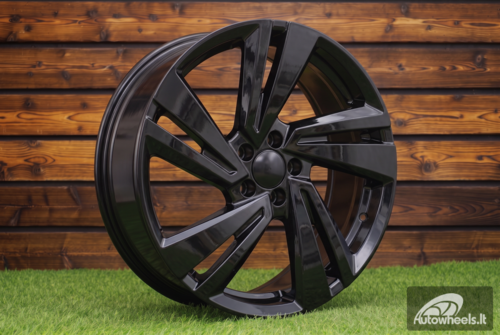 Ratlankis R18x7  5X100  ET  39  57.1  3S1282  Black (BL)  For VW  (D4)  (T-Cross HYBRID FORGED)