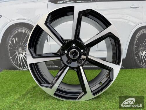 Ratlankis R19x8.5  5X112  ET  38  66.5  B5213  (YF7070)  Black Polished (MB)  For AUD  (P2)  (HYBRID FORGED)