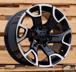 Ratlankis R18x9  6X139.7  ET  12  106.1  I6126  Black Polished (MB)  For TOYOT  (P2)  (4X4)
