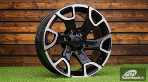 Ratlankis R18x9  6X139.7  ET  12  106.1  I6126  Black Polished (MB)  For TOYOT  (P2)  (4X4)