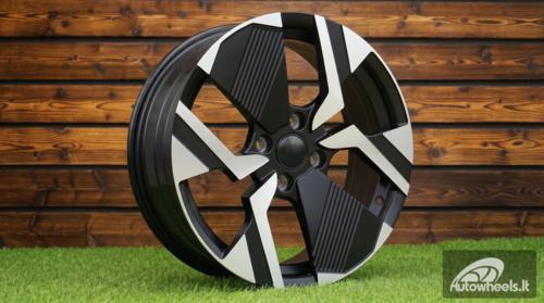 Ratlankis R17x6.5  4X108  ET  32  65.1  YF6148  Black Polished Half Matt (MBHM)  For PEUG  (P2)  (HYBRID FORGED)