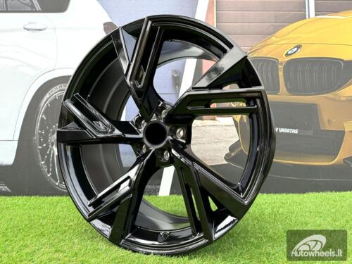 Ratlankis R18x8  5X112  ET  39  66.5  B1571  (FBX154)  Black (BL)  For AUD  (P2+A+K7)  (HYBRID FORGED)