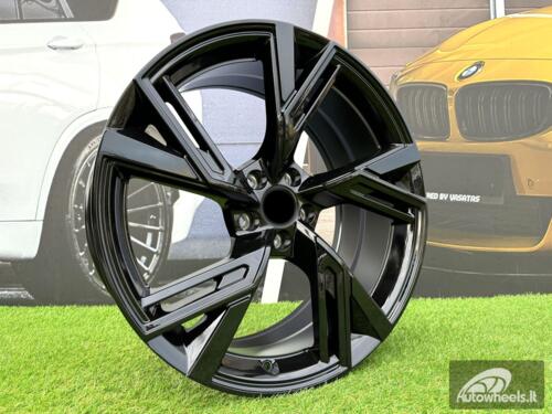 Ratlankis R18x8  5X112  ET  39  66.5  B1571  (FBX154)  Black (BL)  For AUD  (P2+A+K7)  (HYBRID FORGED)