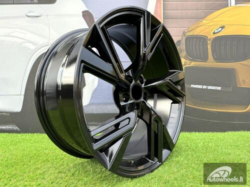 Ratlankis R18x8  5X112  ET  39  66.5  B1571  (FBX154)  Black (BL)  For AUD  (P2+A+K7)  (HYBRID FORGED)