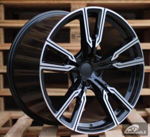 Ratlankis R22x10.5  5X112  ET  43  66.6  H5033  (3S1112)  Black Polished (MB)  For BMW  (P)  (HYBRID FORGED  Front+Rear)