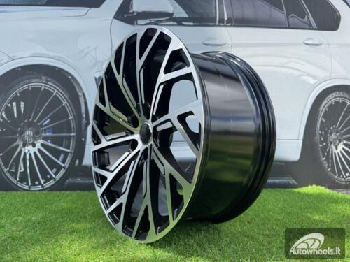 Ratlankis R21x9  5X112  ET  37  66.5  I0337  (FBX169)  Black Polished (MB)  For AUD  (P2+Z6)  (HYBRID FORGED)
