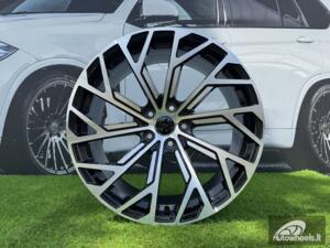 Ratlankis R21x9  5X112  ET  37  66.5  I0337  (FBX169)  Black Polished (MB)  For AUD  (Z6)  (HYBRID FORGED)