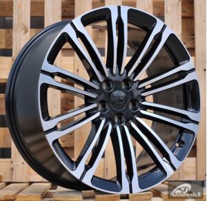 Ratlankis R22x9.5  5X120  ET  42.5  72.6  3S1066V  (FBX190)  Black Polished (MB)  For LAND  (P2)  (HYBRID FORGED (For M14x1.5 bolts))