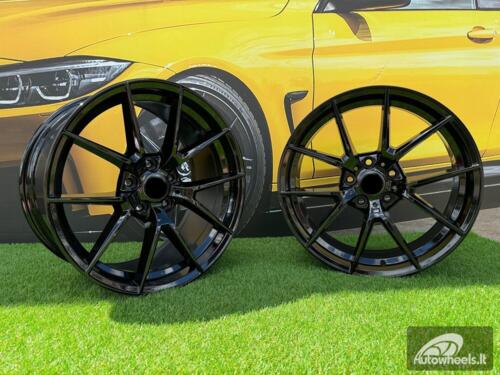 Ratlankis R19x8.5  5X112  ET  26  66.6  B1416  (FBX124)  Black (BL)  For BMW  (P2+Z7+Z6)  (HYBRID FORGED Rear+Front)