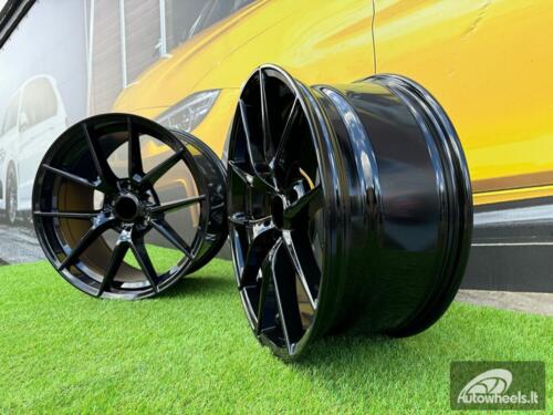 Ratlankis R19x8.5  5X112  ET  26  66.6  B1416  (FBX124)  Black (BL)  For BMW  (P2+Z7+Z6)  (HYBRID FORGED Rear+Front)