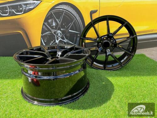 Ratlankis R19x8.5  5X112  ET  26  66.6  B1416  (FBX124)  Black (BL)  For BMW  (P2+Z7+Z6)  (HYBRID FORGED Rear+Front)