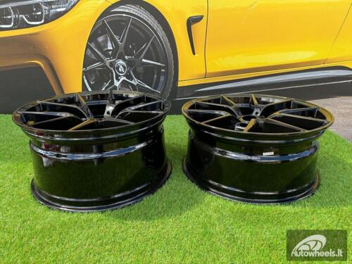 Ratlankis R19x8.5  5X112  ET  26  66.6  B1416  (FBX124)  Black (BL)  For BMW  (P2+Z7+Z6)  (HYBRID FORGED Rear+Front)