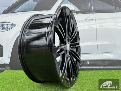 Ratlankis R22x9.5  5X108  ET  42  63.3  B1808  (FBX190)  Black (BL)  For LAND  (P2)  (HYBRID FORGED)