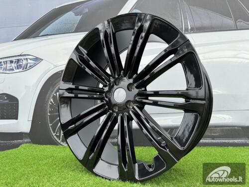 Ratlankis R22x9.5  5X108  ET  42  63.3  B1808  (FBX190)  Black (BL)  For LAND  (P2)  (HYBRID FORGED)