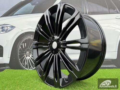 Ratlankis R22x9.5  5X108  ET  42  63.3  B1808  (FBX190)  Black (BL)  For LAND  (P2)  (HYBRID FORGED)