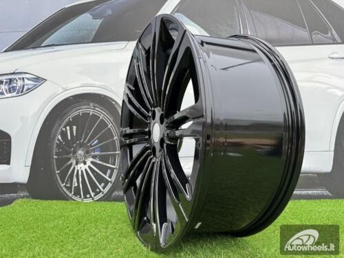 Ratlankis R22x9.5  5X108  ET  42  63.3  B1808  (FBX190)  Black (BL)  For LAND  (P2)  (HYBRID FORGED)