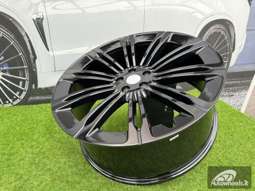 Ratlankis R22x9.5  5X108  ET  42  63.3  B1808  (FBX190)  Black (BL)  For LAND  (P2)  (HYBRID FORGED)