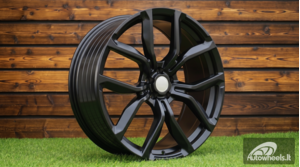 Ratlankis R22x9.5  5X108  ET  42  63.4  XE328  (FBX206)  Black Half Matt (BLHM)  For LAND  (P2+Z6)  (HYBRID FORGED)