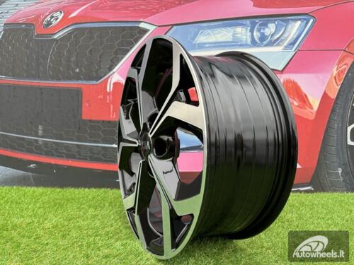 Ratlankis R16x6.5  5X114.3  ET  50  67.1  FE175  (YF5694)  Black Polished (MB)  For KIA  (P2+Z6)  (HYBRID FORGED)