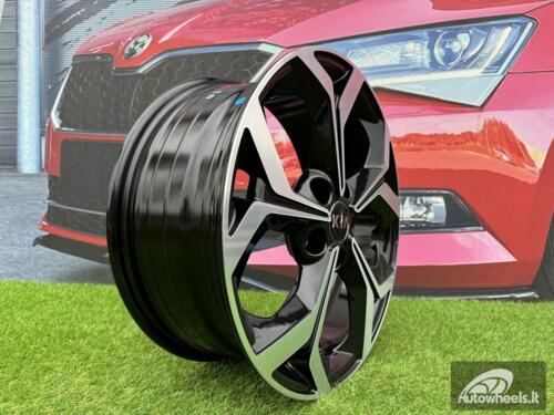 Ratlankis R16x6.5  5X114.3  ET  50  67.1  FE175  (YF5694)  Black Polished (MB)  For KIA  (P2+Z6)  (HYBRID FORGED)