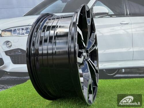 Ratlankis R21x8.5  5X112  ET  30  66.6  YF5596  Black Polished (MB)  For BMW  (P2)  (X3 HYBRID FORGED Front+Rear)