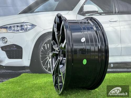 Ratlankis R21x8.5  5X112  ET  30  66.6  YF5596  Black Polished (MB)  For BMW  (P2)  (X3 HYBRID FORGED Front+Rear)