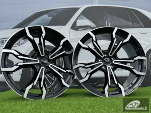 Ratlankis R21x8.5  5X112  ET  30  66.6  YF5596  Black Polished (MB)  For BMW  (P2)  (X3 HYBRID FORGED Front+Rear)