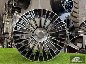 Ratlankis R20x8.5  5X112  ET  35  66.6  I0313  (FBX227)  Black Polished (MB)  For MER  (P2+Z6)  (HYBRID FORGED Front+Rear)