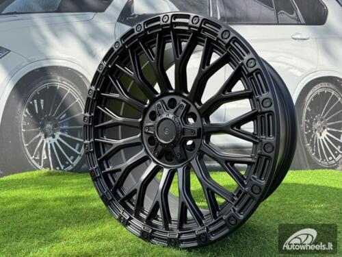 Ratlankis R20x9  6X139.7  ET  18  110.5  A1894  Black Half Matt (BLHM)  For 4X4  (P)