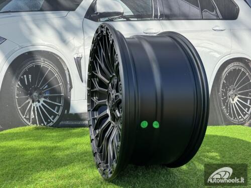 Ratlankis R20x9  6X139.7  ET  18  110.5  A1894  Black Half Matt (BLHM)  For 4X4  (P)