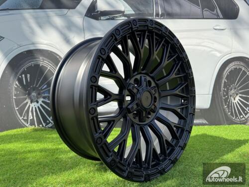 Ratlankis R20x9  6X139.7  ET  18  110.5  A1894  Black Half Matt (BLHM)  For 4X4  (P)