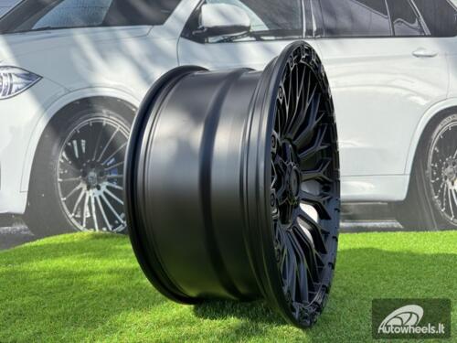 Ratlankis R20x9  6X139.7  ET  18  110.5  A1894  Black Half Matt (BLHM)  For 4X4  (P)
