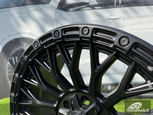 Ratlankis R20x9  6X139.7  ET  18  110.5  A1894  Black Half Matt (BLHM)  For 4X4  (P)