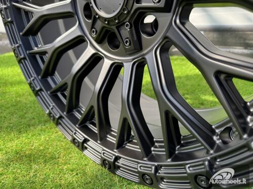 Ratlankis R20x9  6X139.7  ET  18  110.5  A1894  Black Half Matt (BLHM)  For 4X4  (P)