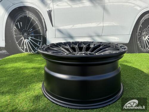 Ratlankis R20x9  6X139.7  ET  18  110.5  A1894  Black Half Matt (BLHM)  For 4X4  (P)