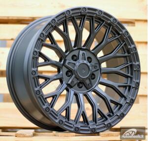Ratlankis R20x9  6X139.7  ET  18  110.5  A1894  Black Half Matt (BLHM)  For 4X4  (P)