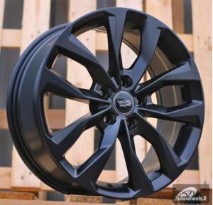 Ratlankis R16x6.5  5X114.3  ET  45  67.1  Y1144  Black Half Matt (BLHM)  For RACIN  (R)