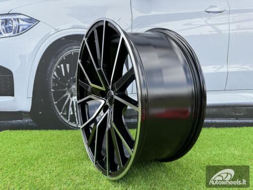 Ratlankis R21x9.5  5X112  ET  31  66.5  B5131  (FBX133)  Black Polished (MB)  For AUD  (K7+P2)  (HYBRID FORGED)