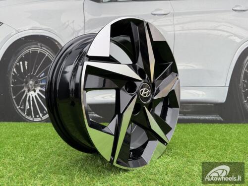 Ratlankis R15x6  5X114.3  ET  45  67.1  B1622  Black Polished (MB)  For HYUND  (Z2+M)