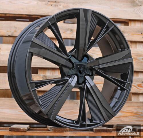 Ratlankis R19x8  5X108  ET  40  65.1  D1918  Black+Tinted Face (BLTF)  For PEUG  (Z2)